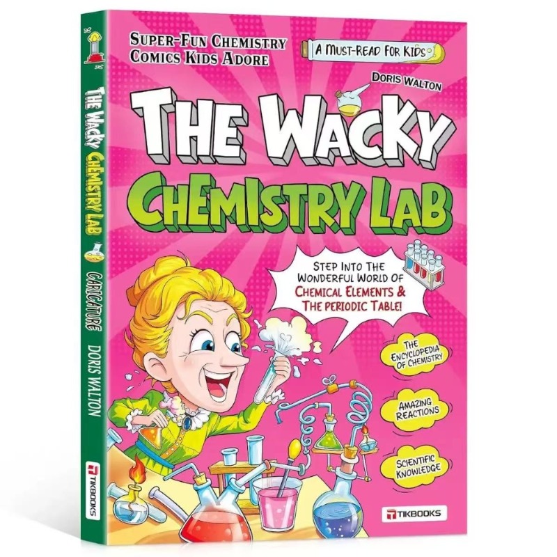 Kids Education Table - The Wacky Chemistry Lab Kids Comic