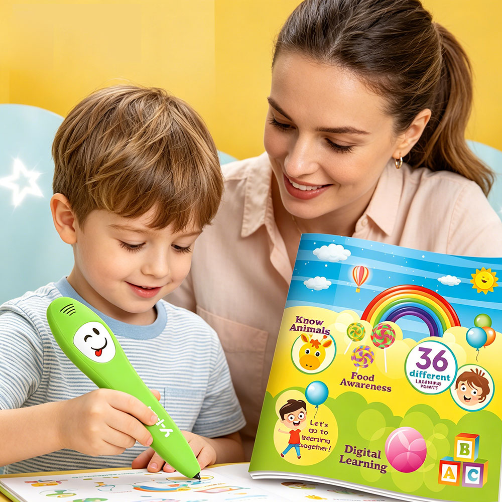 Kids Education Book - Q&A Talking Pen with Books, Learning