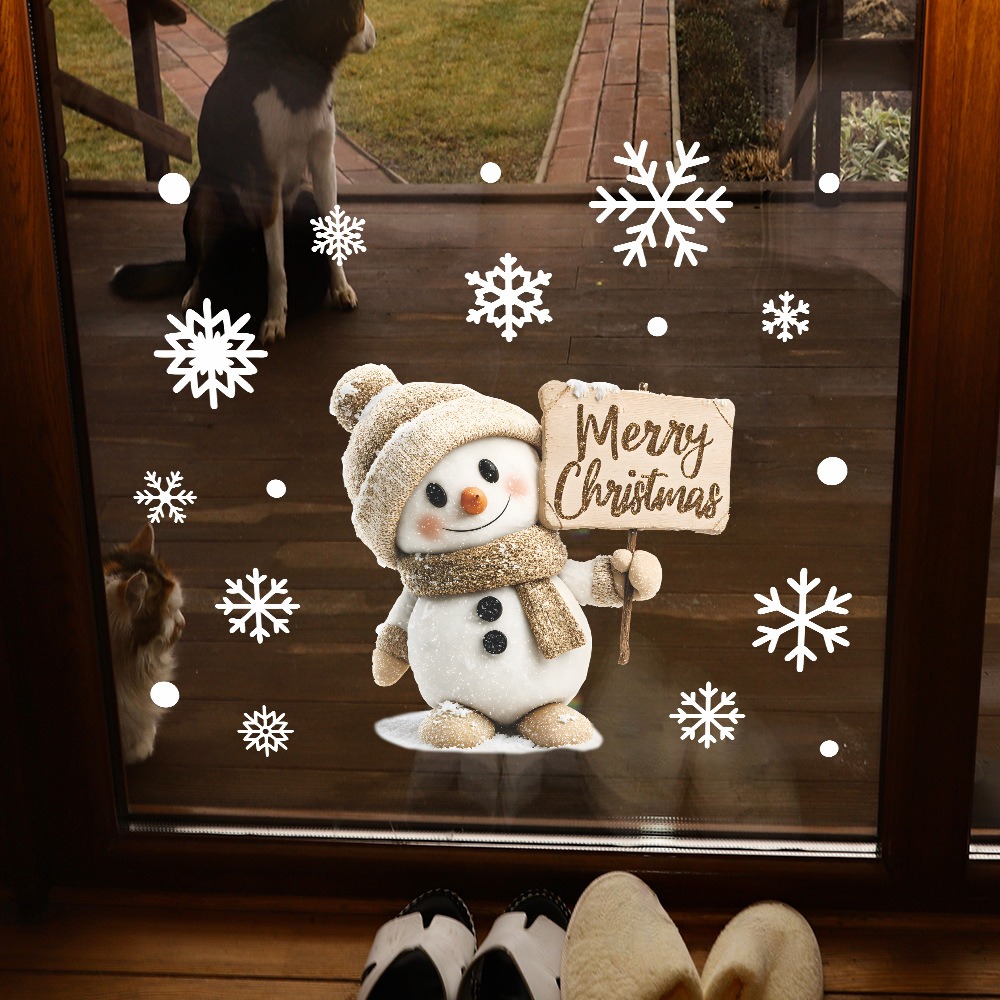 Christmas Window Stickers Cart - Kids Education Quotes 评论和价格