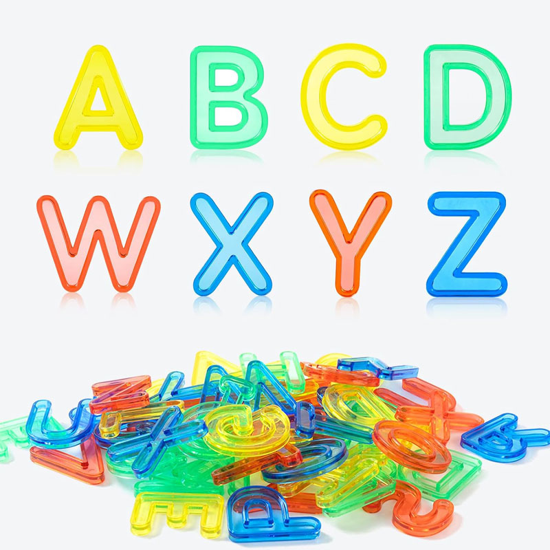Transparent Letters And Number - Kids Education Table 评论和价格
