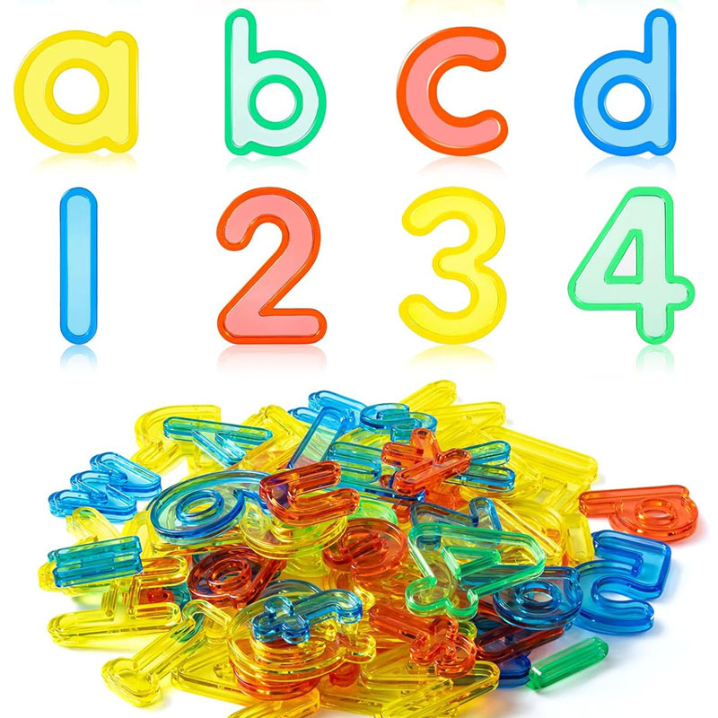 Transparent Letters And Number - Kids Education Table 评论和价格