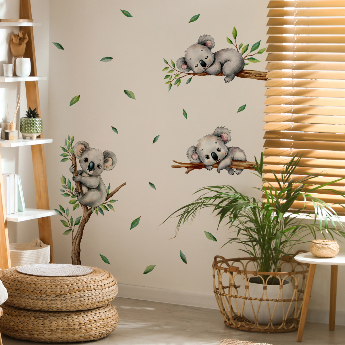Cartoon Koala Climbing Tree Br - Kids Education Quotes 评论和价格
