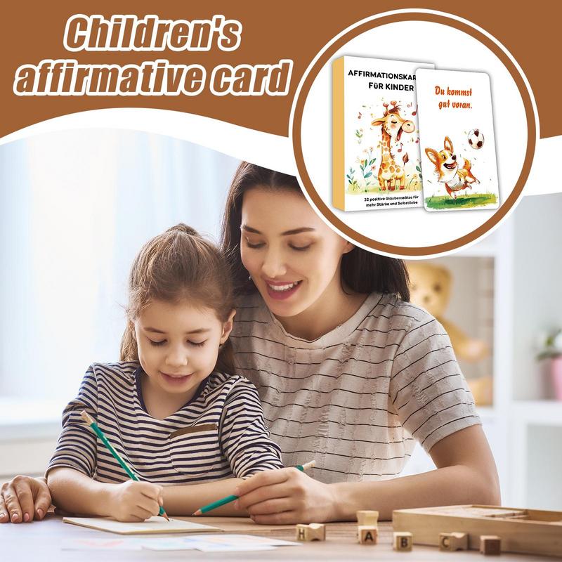 Empowering Cards For Kids 32 G - Kids Education Quotes 评论和价格