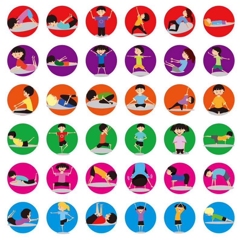 Exercise Dice For Workouts Fun - Kids Yoga Education 评论和价格