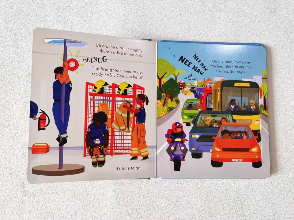 Usborne Peep Inside How A Fire - Kids Education Book 评论和价格