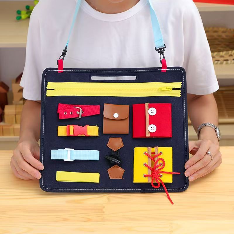 Montessori Busy Board for Todd - Kids Education Book 评论和价格