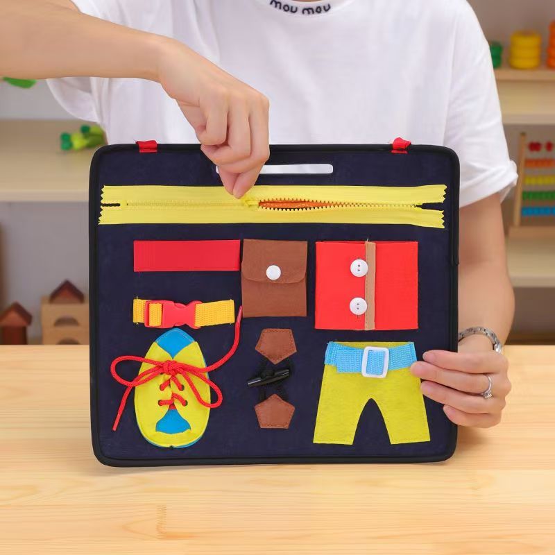 Montessori Busy Board for Todd - Kids Education Book 评论和价格