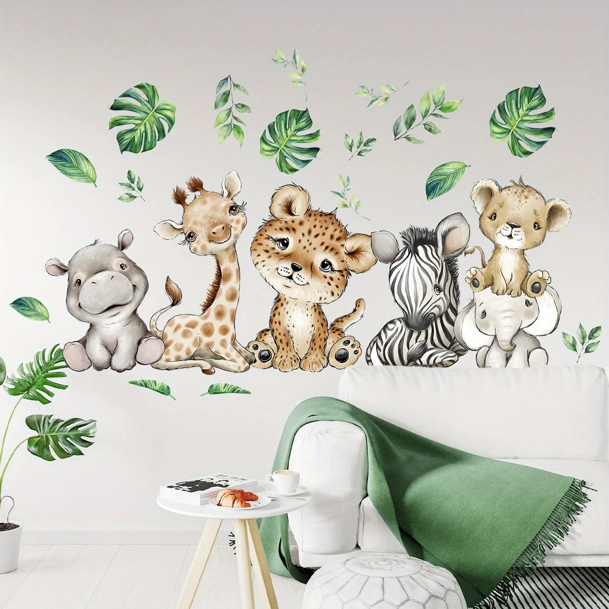 1PC Cartoon Cute Hippo Tiger E - Kids Education Quotes 评论和价格
