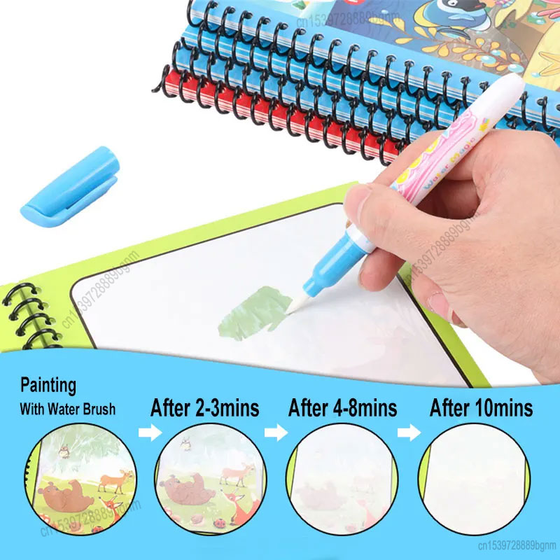 Cartoon Magic Water Painting C - Kids Education Book 评论和价格