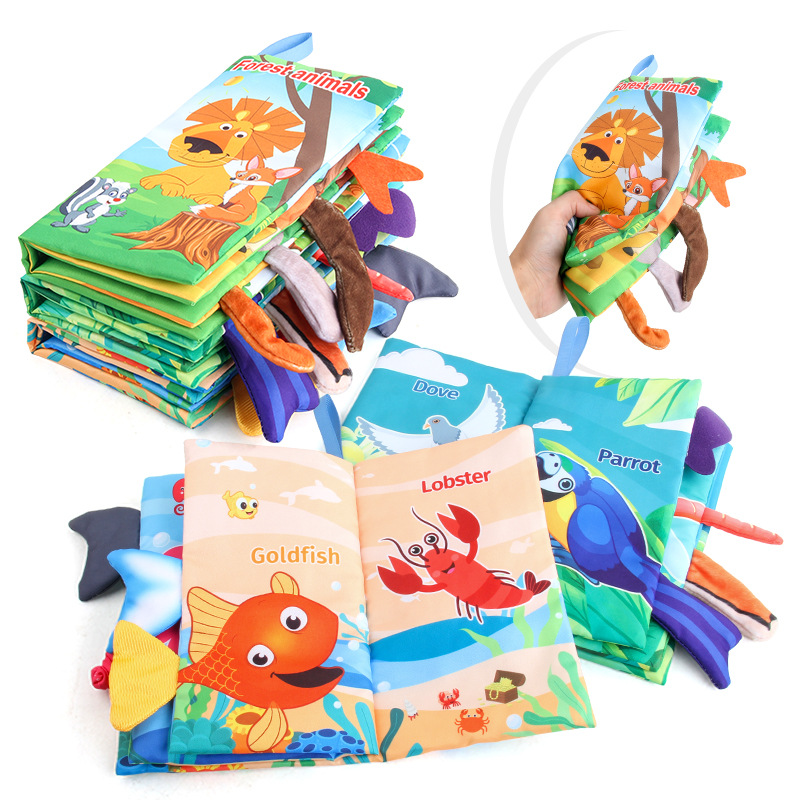New Baby Cloth Books Visual an - Kids Education Book 评论和价格