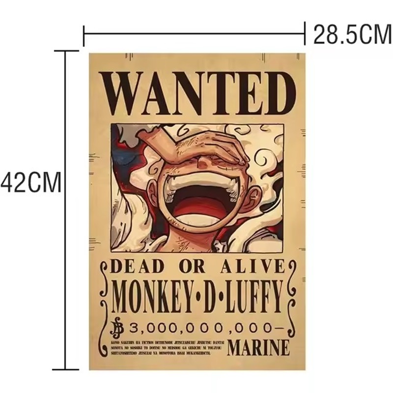 Anime One Piece Bounty Wanted  - Kids Education Quotes 评论和价格
