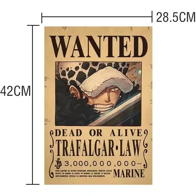 Anime One Piece Bounty Wanted  - Kids Education Quotes 评论和价格