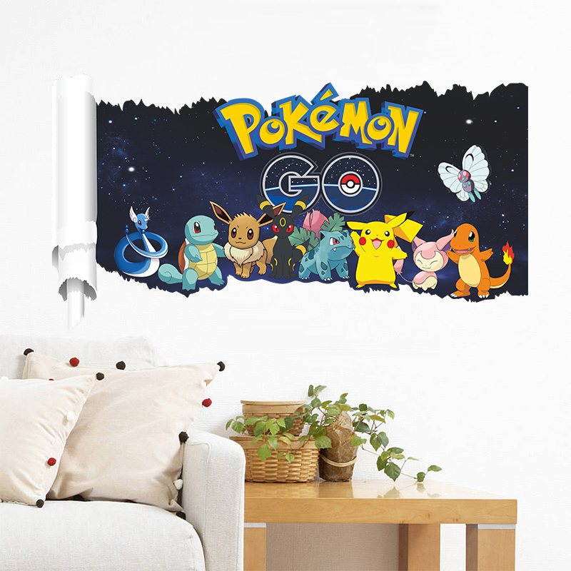 Cartoon Pokémon Pikachu Wall S - Kids Education Quotes 评论和价格