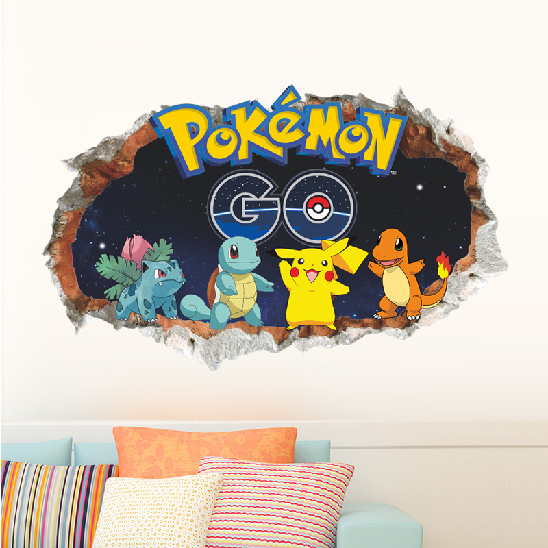Cartoon Pokémon Pikachu Wall S - Kids Education Quotes 评论和价格