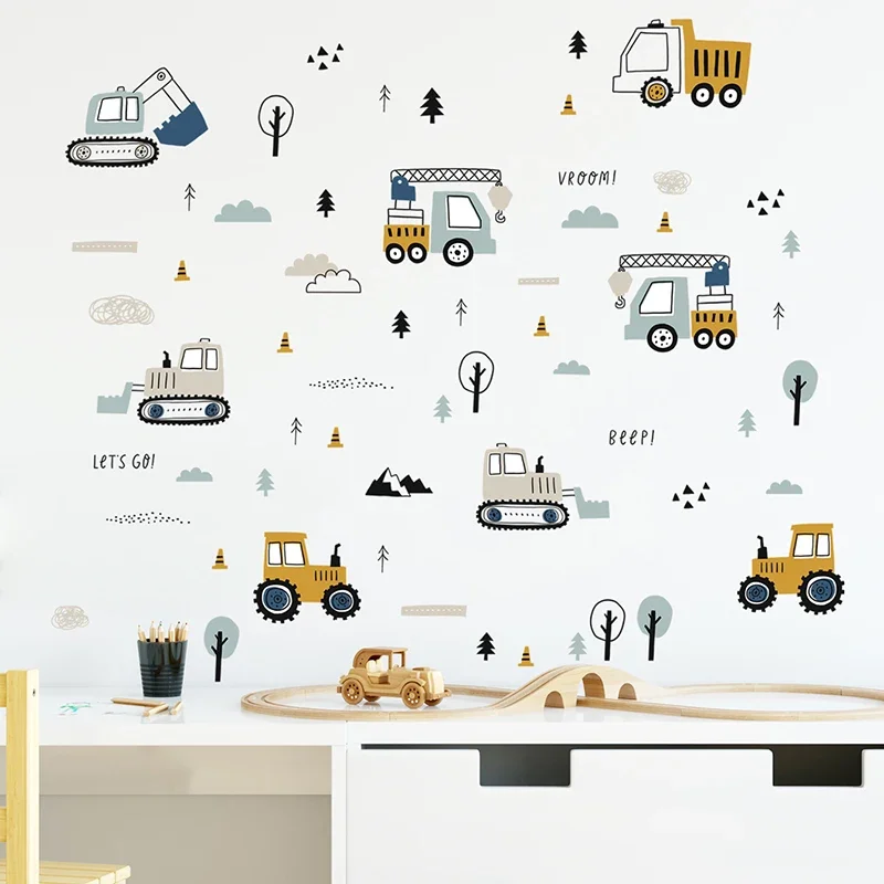 Hand Drawn Cute Cars Cargo Tru - Kids Education Quotes 评论和价格