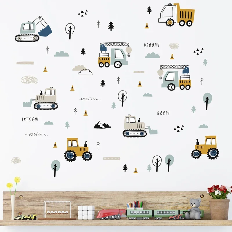 Hand Drawn Cute Cars Cargo Tru - Kids Education Quotes 评论和价格