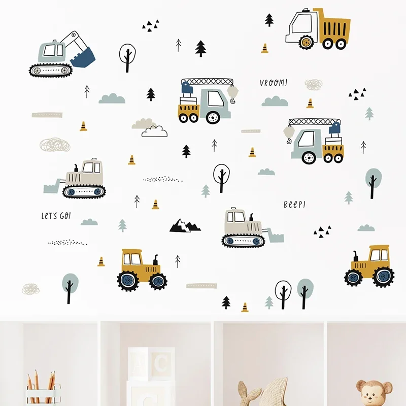 Hand Drawn Cute Cars Cargo Tru - Kids Education Quotes 评论和价格