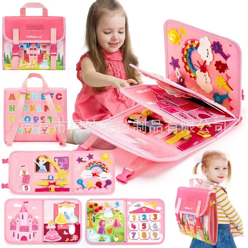 Princess Montessori Felt Busy  - Kids Education Book 评论和价格