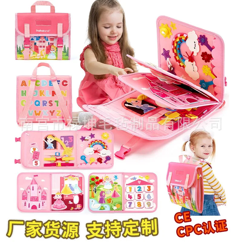 Princess Montessori Felt Busy  - Kids Education Book 评论和价格