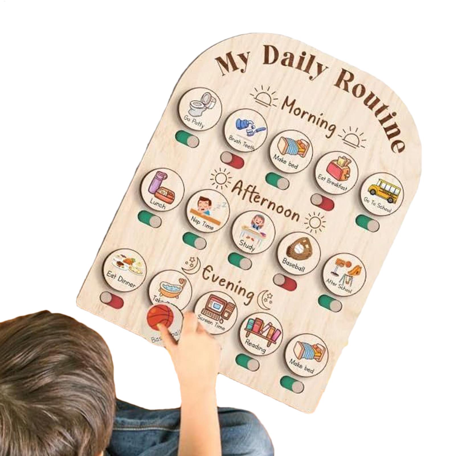 Daily Schedule For Kids Mornin - Kids Education Planner 评论和价格