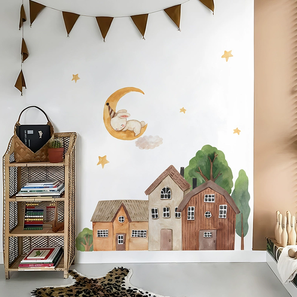 Fabric Cartoon Forest Vintage  - Kids Education Quotes 评论和价格