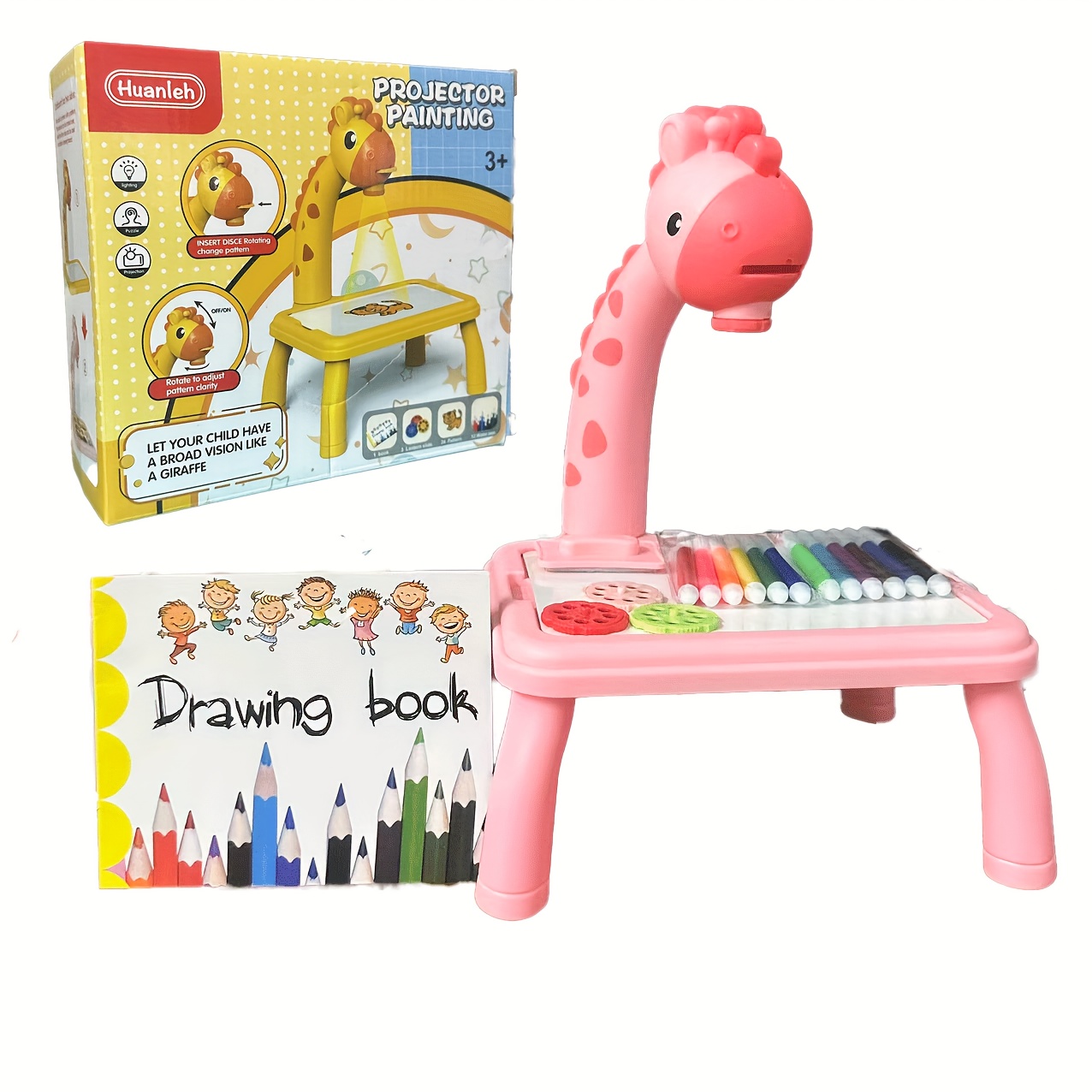 Kids' Drawing Table with Proje - Drawing Projector Kids 评论和价格