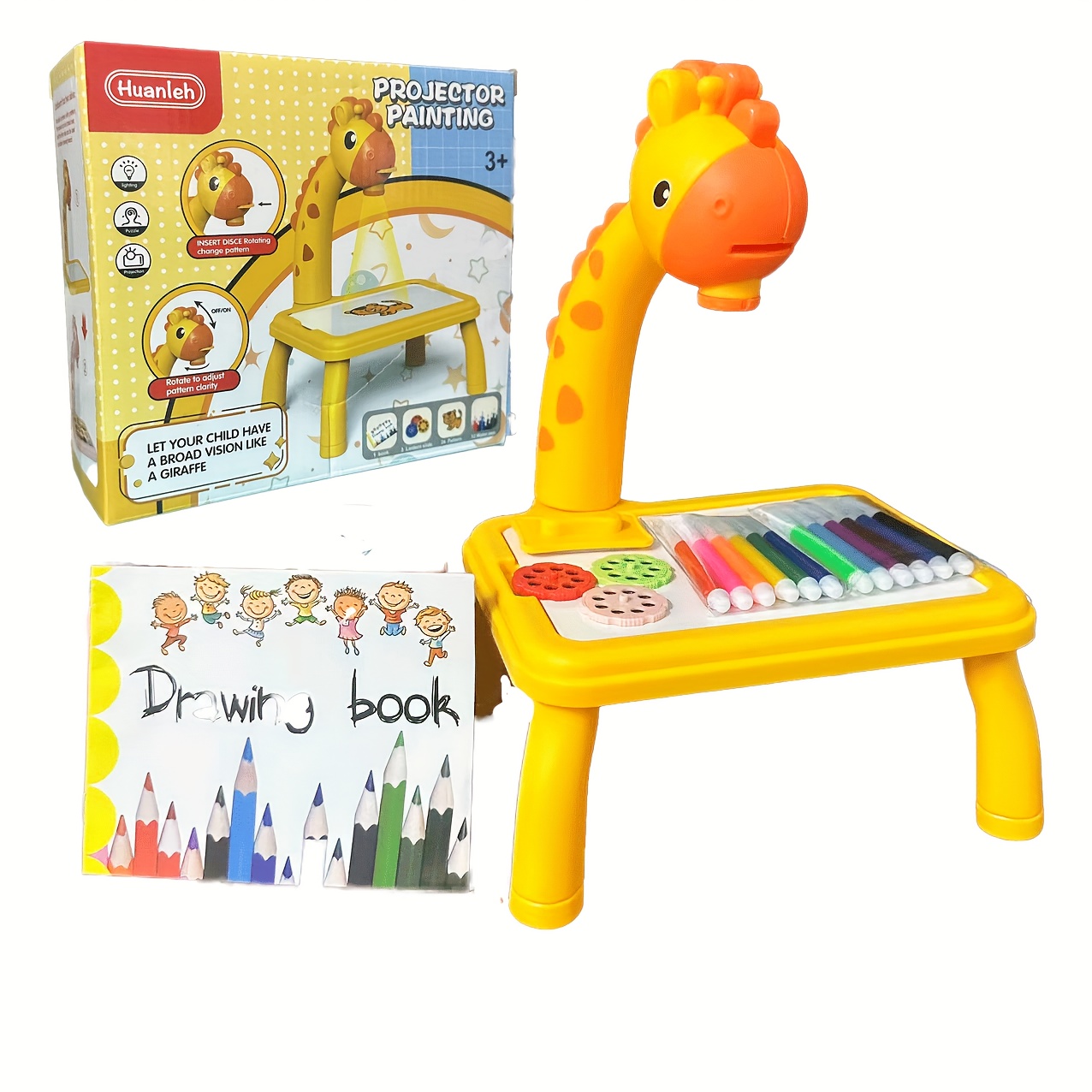 Kids' Drawing Table with Proje - Drawing Projector Kids 评论和价格