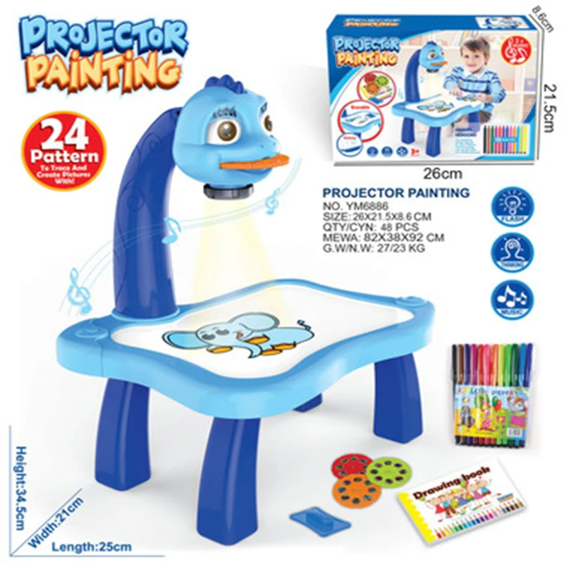 Baby Projection Drawing Board  - Drawing Projector Kids 评论和价格
