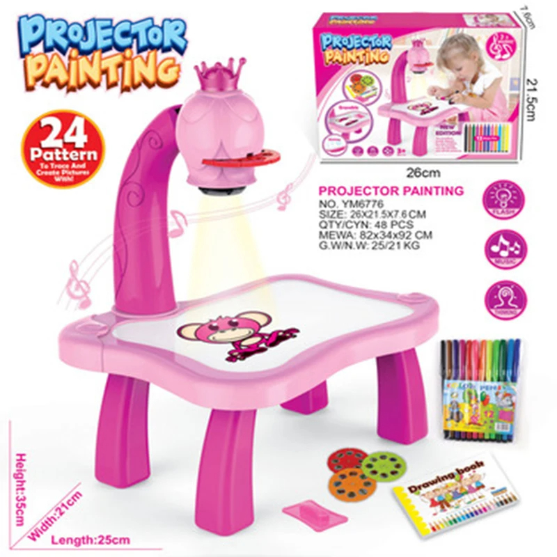 Baby Projection Drawing Board  - Drawing Projector Kids 评论和价格